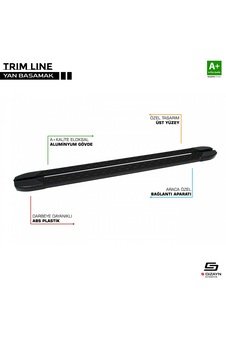 IMG-6955942194587350180.jpg Mercedes Vito W447 Kısa Şase Siyah Yan Basamak 238 Cm 20 - Görsel 1